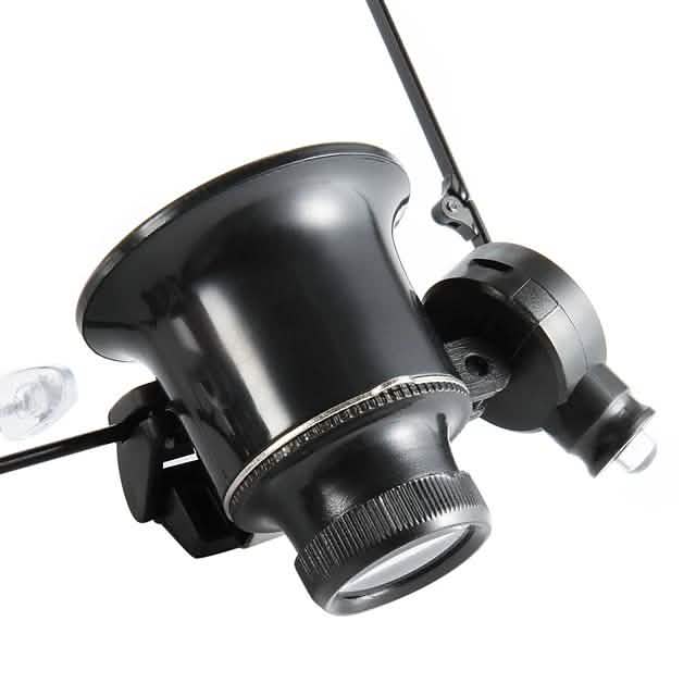 Loupe Binoculaire 20X avec Lumière LED Blanche