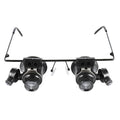 Loupe Binoculaire 20X avec Lumière LED Blanche