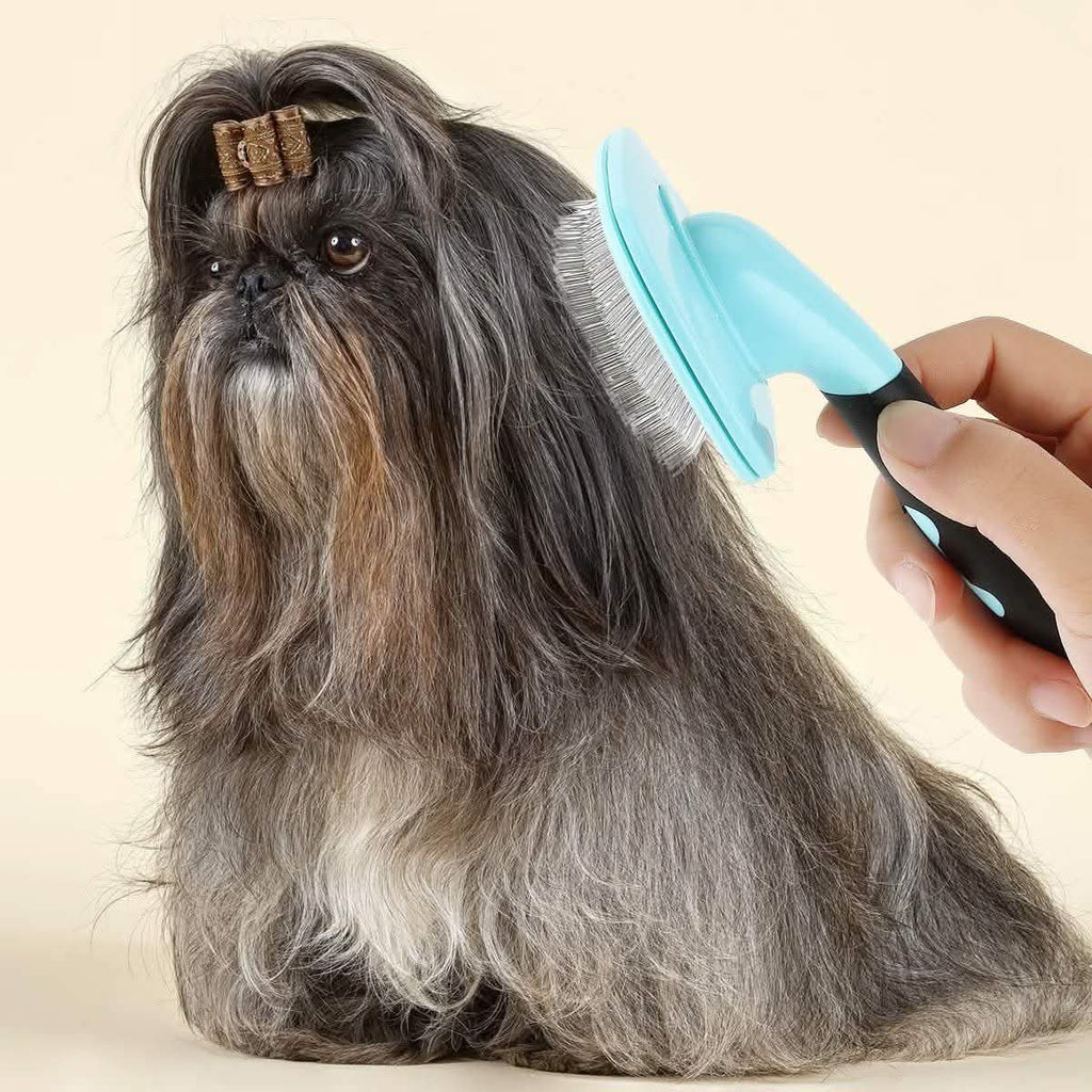 Brosse pour chien et chat Glendan - Brosse de toilettage pour animaux de compagnie