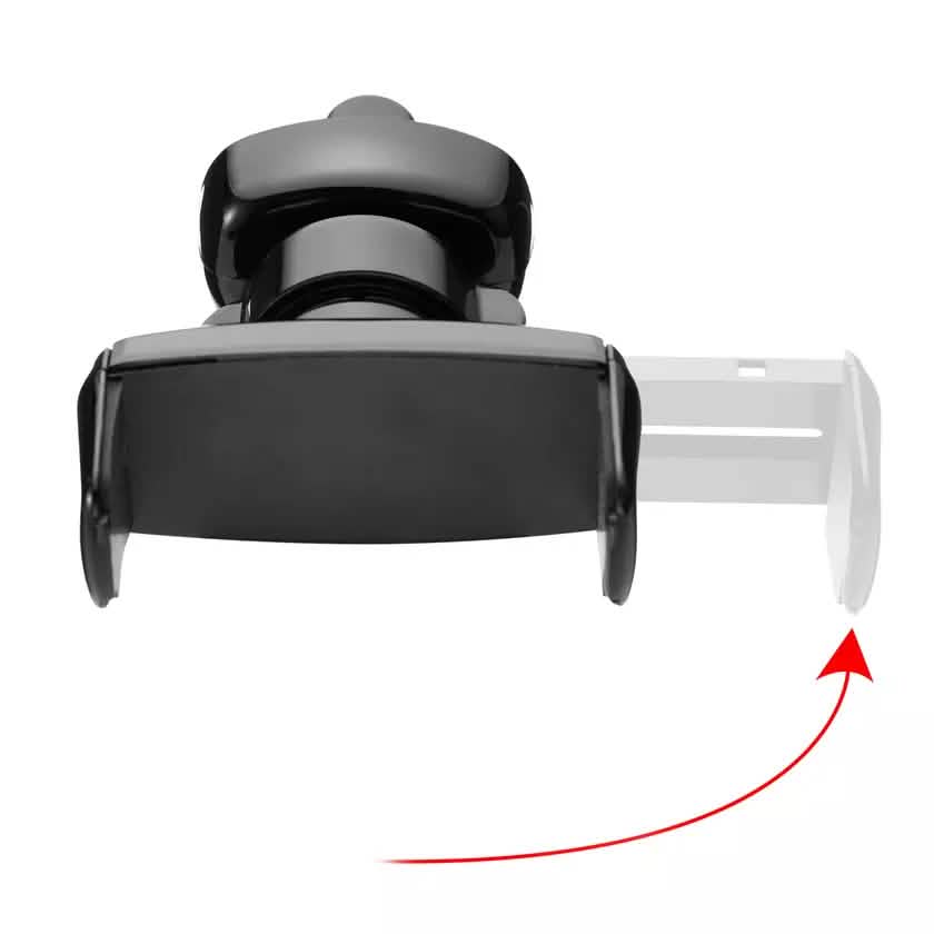 Support de téléphone universel pour grille d'aération de voiture, finition brillante, pour smartphones