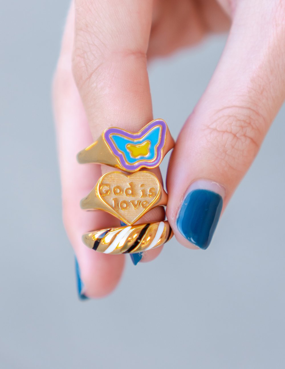 Bague Or Dieu est Amour
