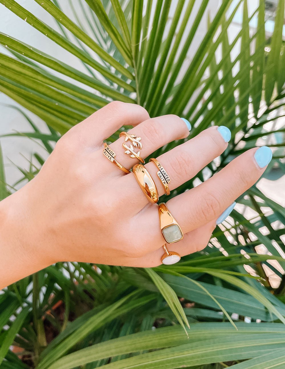 Bague Rameau d'Olivier en Or