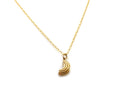 Macaroni Noodle Gold Filled Necklace