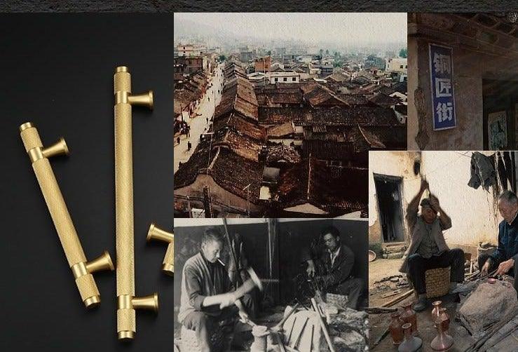 Poignée et boutons de tiroir en laiton doré moleté, poignées de porte de chambre, boutons de porte d'armoire de salle de bain, poignées brossées en laiton pour armoires