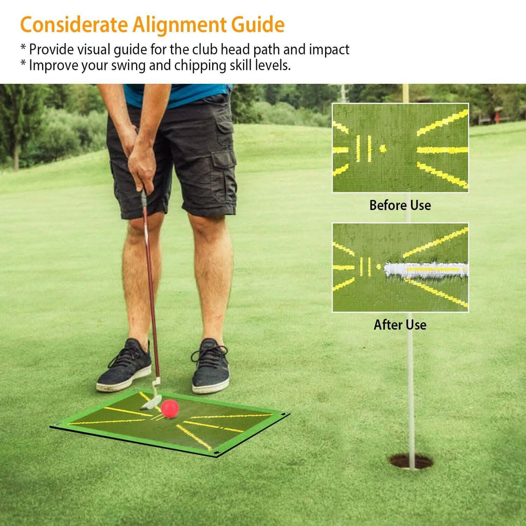 Tapis d'entraînement de golf pour la détection de l'élan et le retour sur la trajectoire de frappe