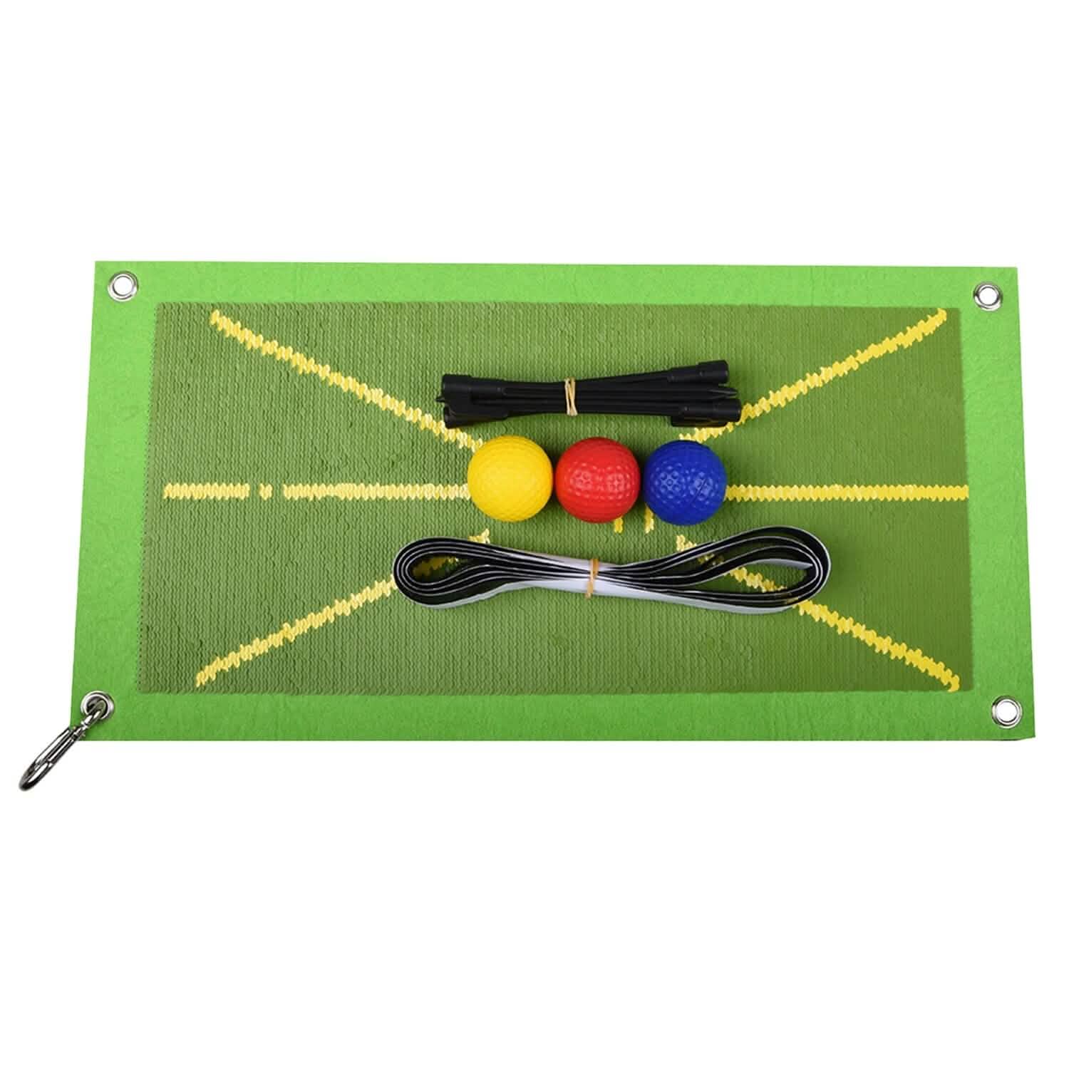 Tapis d'entraînement de golf pour la détection de l'élan et le retour sur la trajectoire de frappe