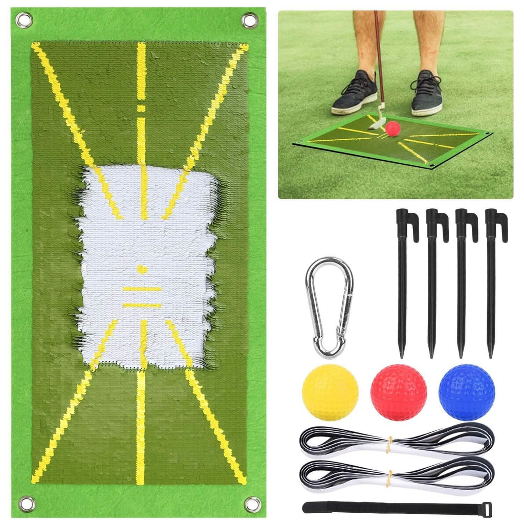 Tapis d'entraînement de golf pour la détection de l'élan et le retour sur la trajectoire de frappe