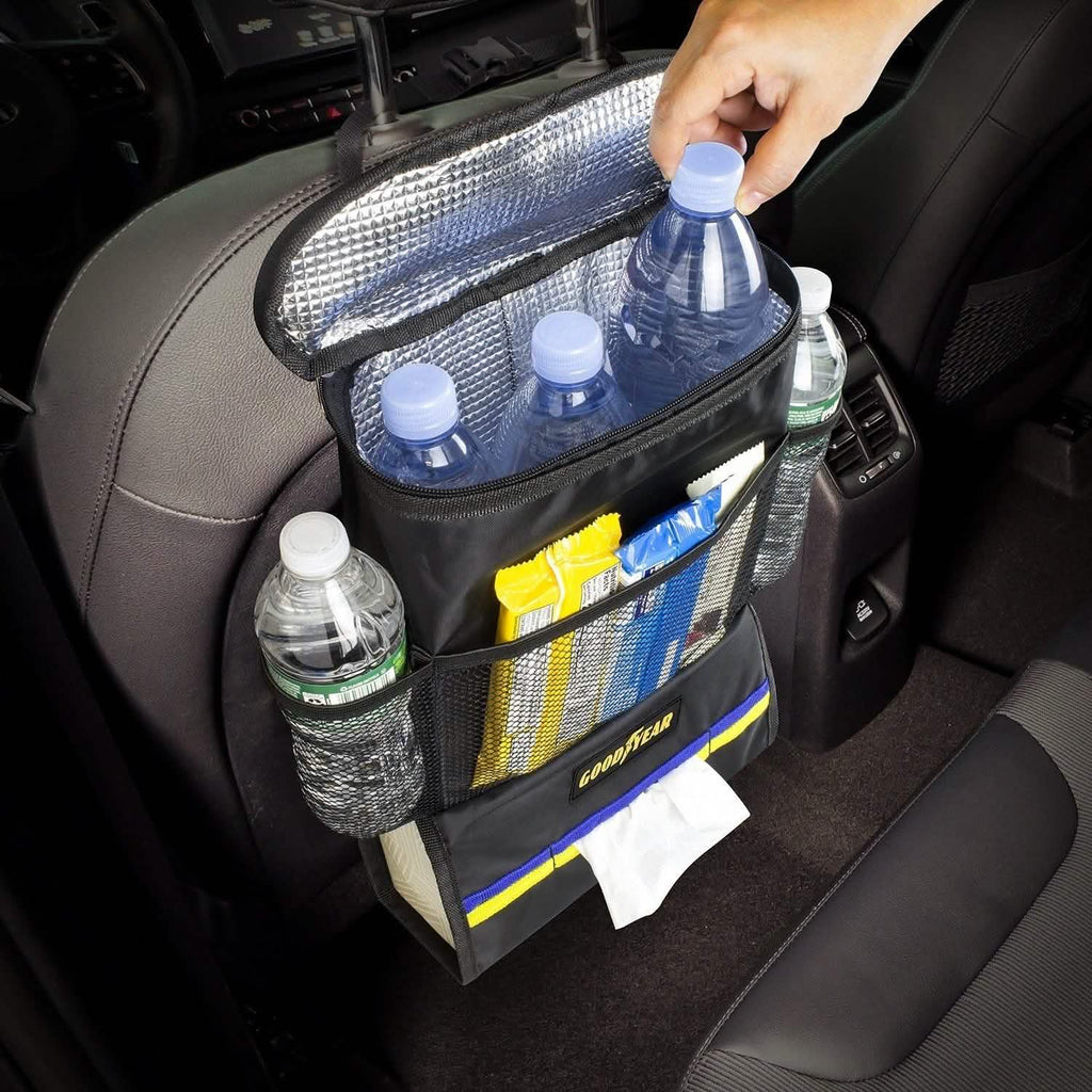 Organisateur de siège auto Goodyear avec glacière