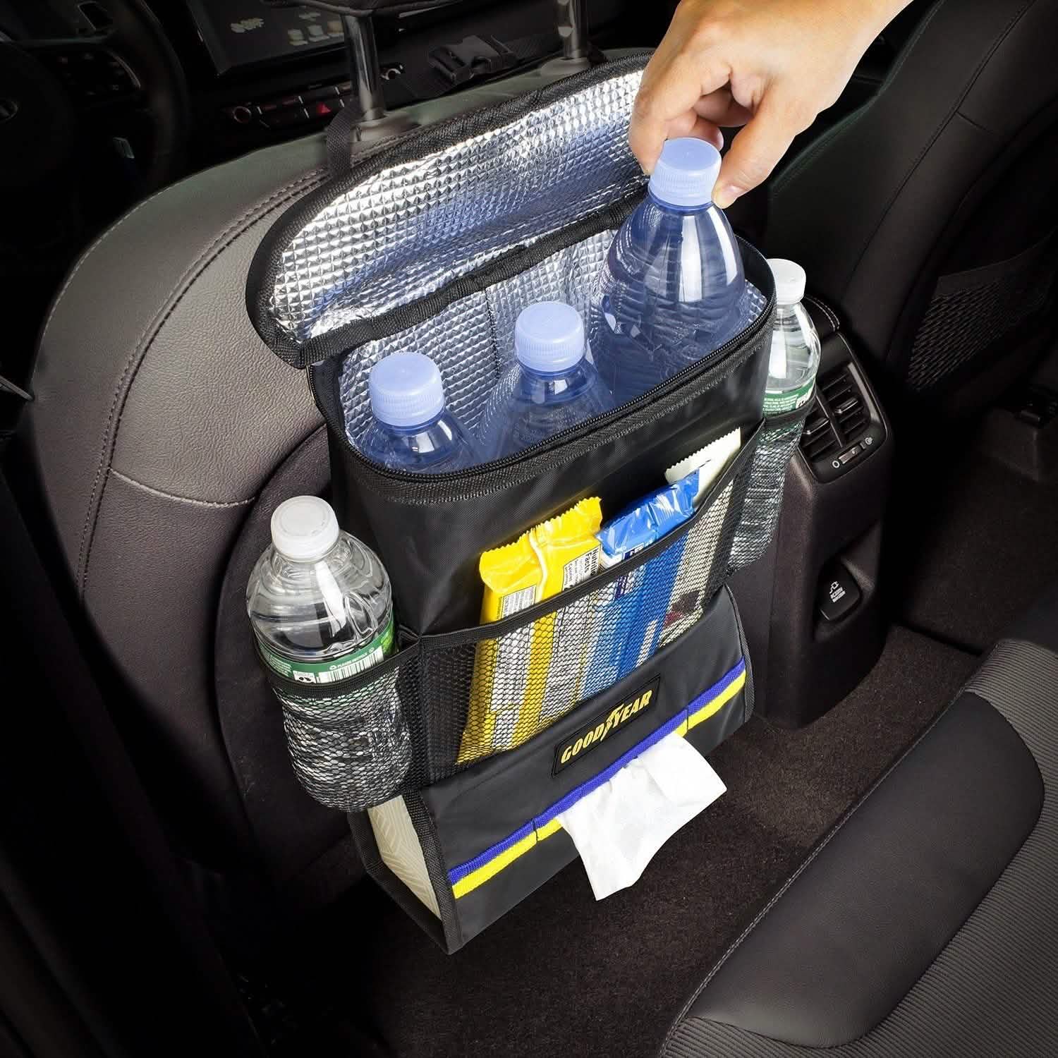 Organisateur de siège auto Goodyear avec glacière