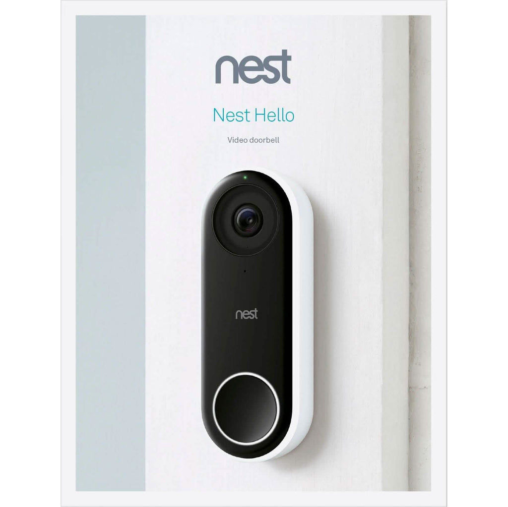 Google - Sonnette vidéo Wi-Fi intelligente Nest Hello