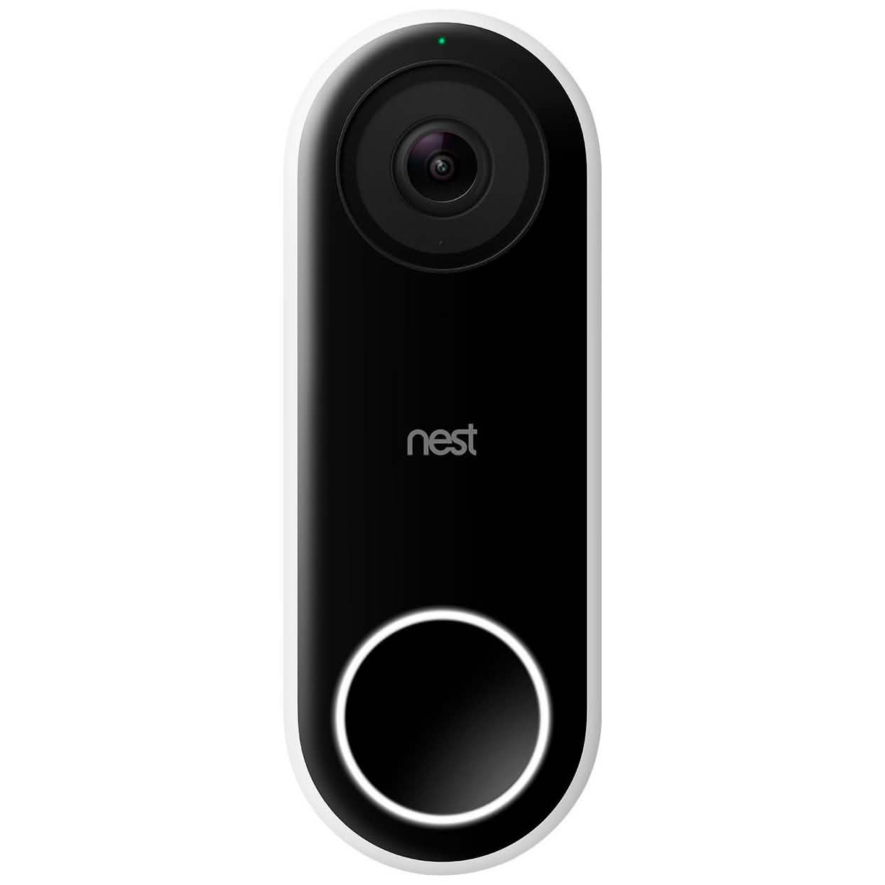 Google - Sonnette vidéo Wi-Fi intelligente Nest Hello