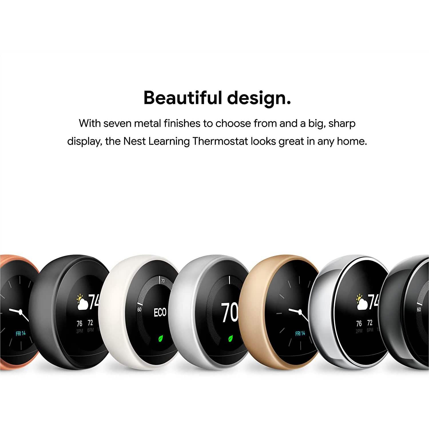 Google - Nest - Thermostat intelligent (3e génération)