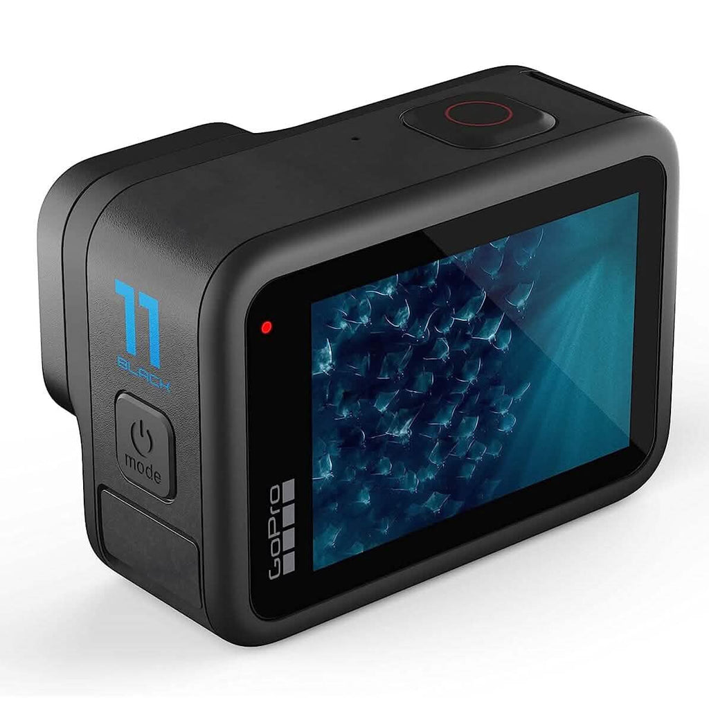 GoPro HERO11 Black - Caméra d'Action Étanche avec Vidéo Ultra HD 5.3K60, Photos 27MP, Capteur d'Image 1/1.9", Diffusion en Direct, Webcam, Stabilisation (Reconditionnée)