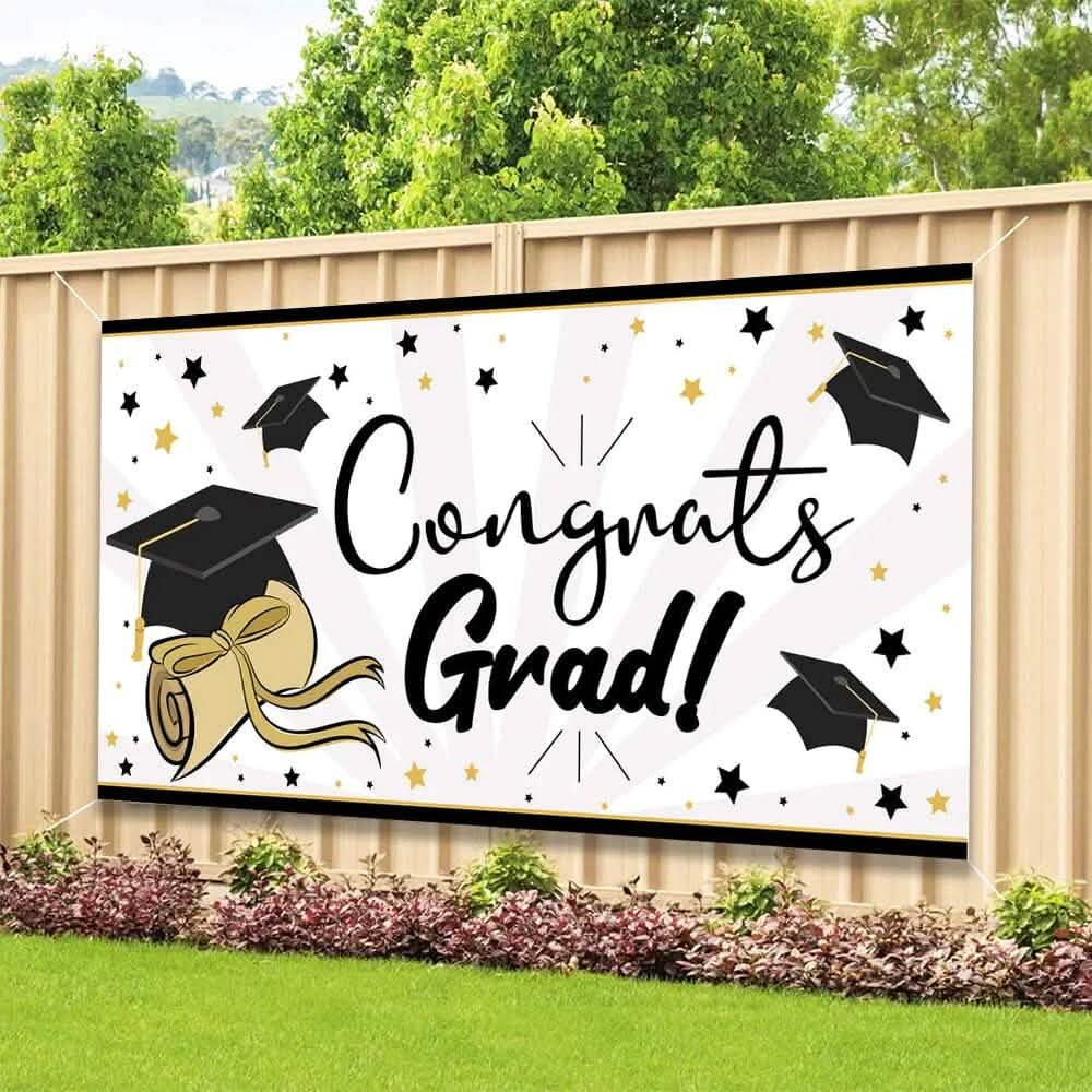 Bannière de guirlandes à suspendre pour fête de remise des diplômes