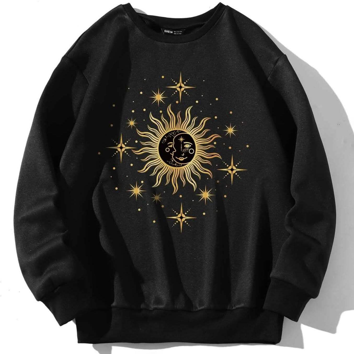 Sweat-shirt thermique imprimé graphique