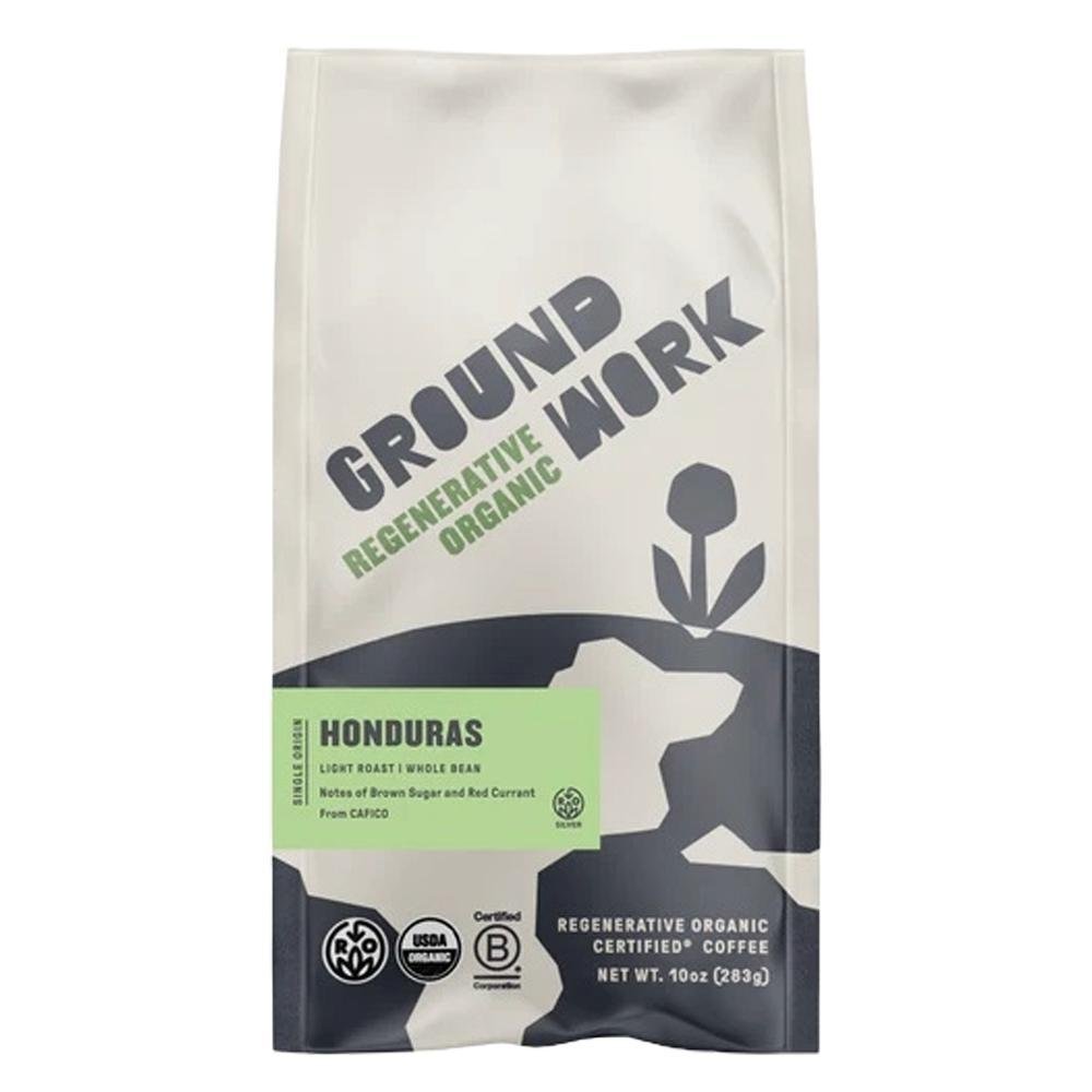 Groundwork Coffee - Grains de café « Honduras » torréfaction légère (283 g)