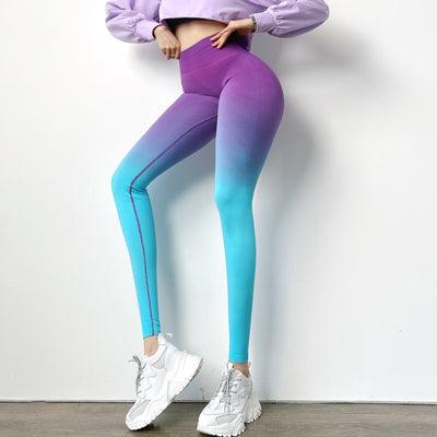 Legging de sport pour femmes, pantalon de yoga gainant, anti-cellulite, extensible, pour l'entraînement, le fitness, le jogging, la course.