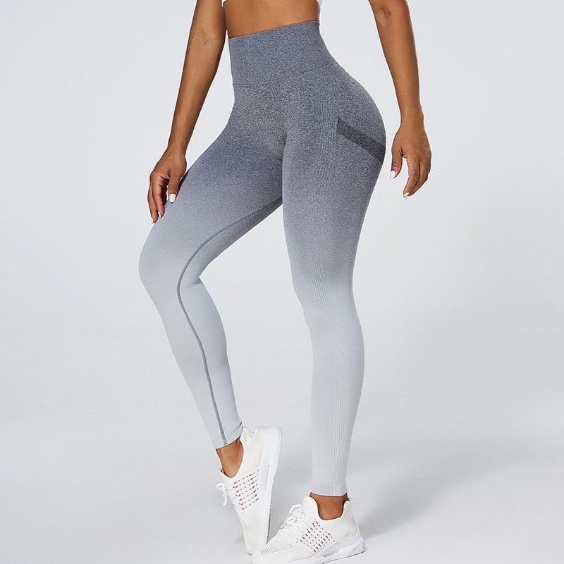 Legging de sport pour femmes, pantalon de yoga gainant, anti-cellulite, extensible, pour l'entraînement, le fitness, le jogging, la course.