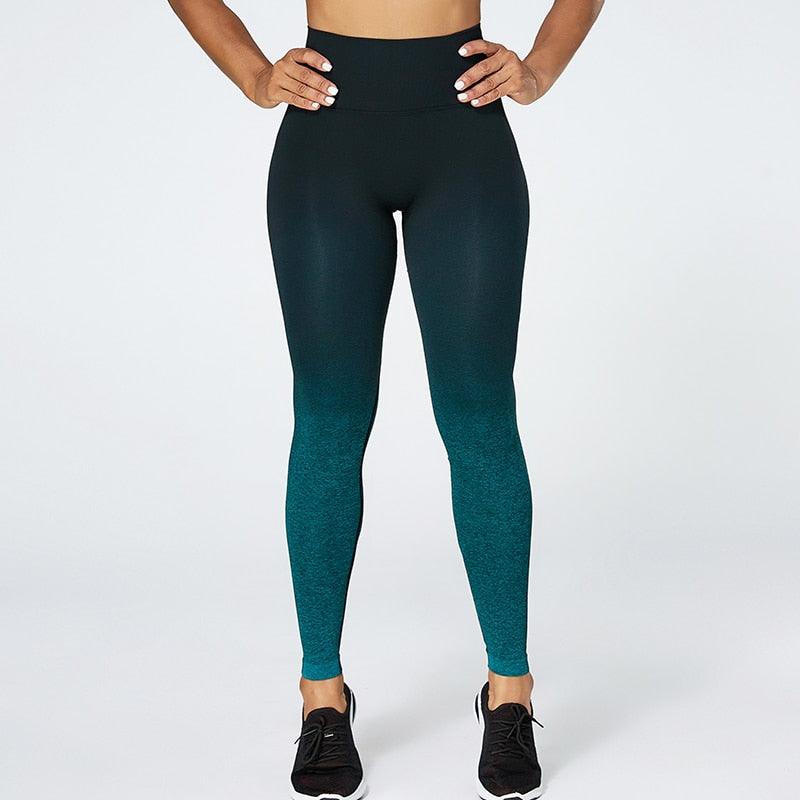 Legging de sport pour femmes, pantalon de yoga gainant, anti-cellulite, extensible, pour l'entraînement, le fitness, le jogging, la course.
