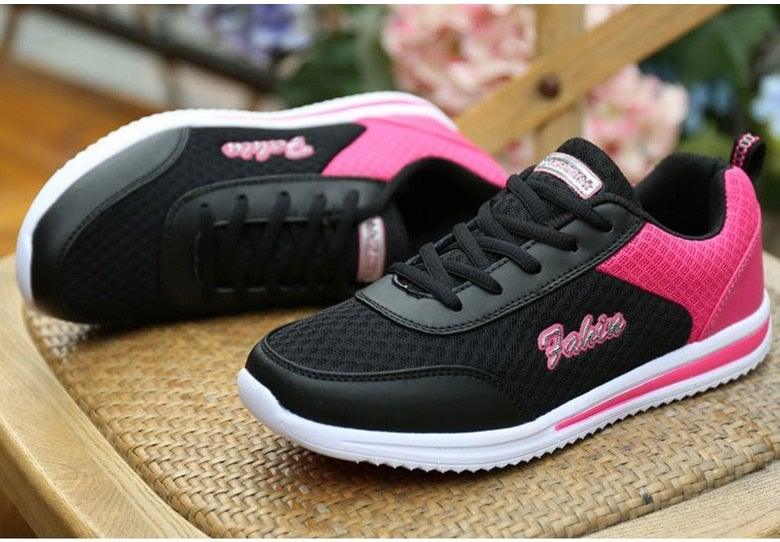 Baskets de sport respirantes pour femmes, chaussures décontractées, baskets de course légères en maille, tennis décontractées, chaussures de marche tendance pour femmes