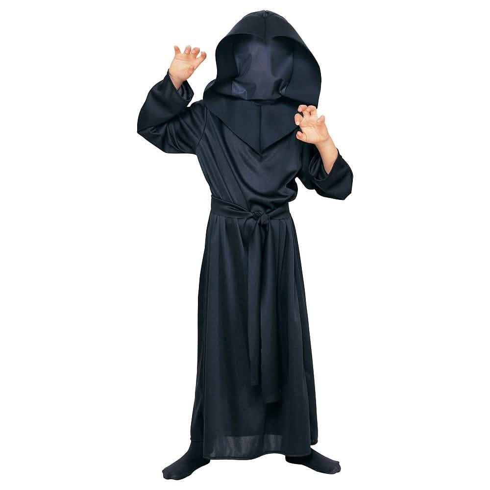 Robe d'Halloween visage caché (taille adulte) - Noir