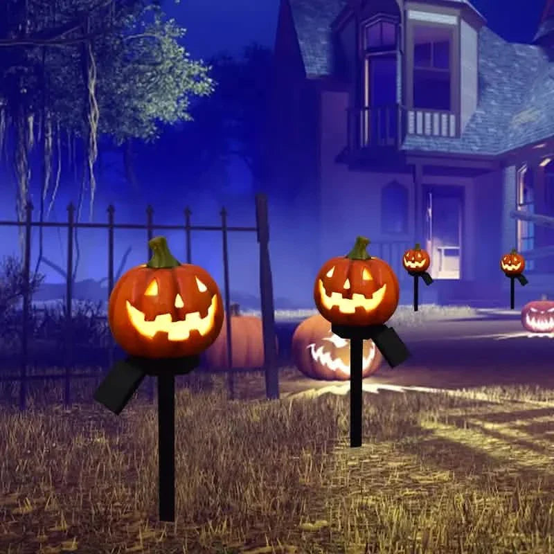 Lanterne solaire citrouille d'Halloween