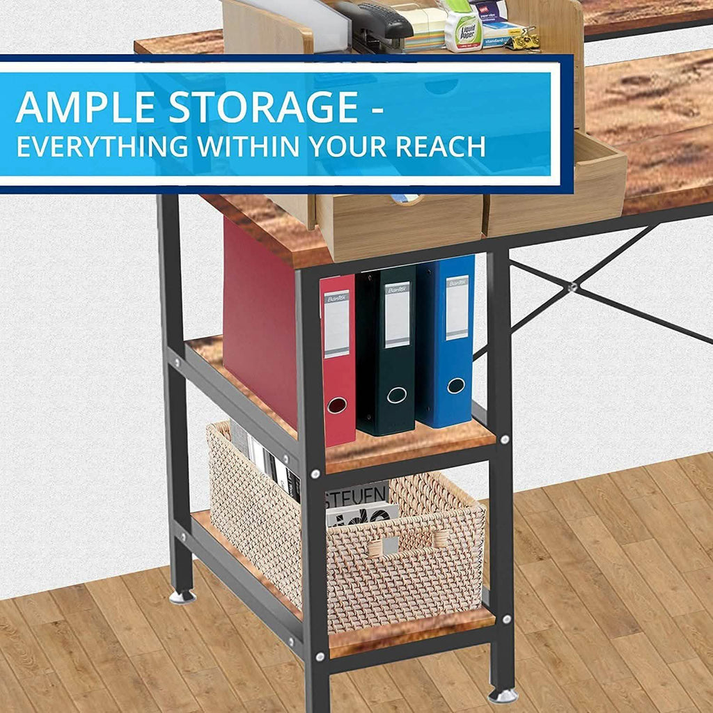 Bureau moderne de 50 pouces Halter avec rangements