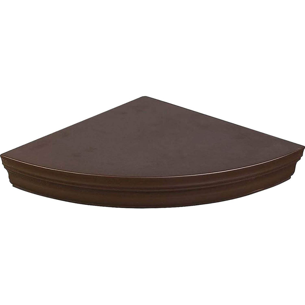 Étagère d'angle flottante Halter – Conception ronde peu encombrante sans support visible