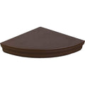 Étagère d'angle flottante Halter – Conception ronde peu encombrante sans support visible