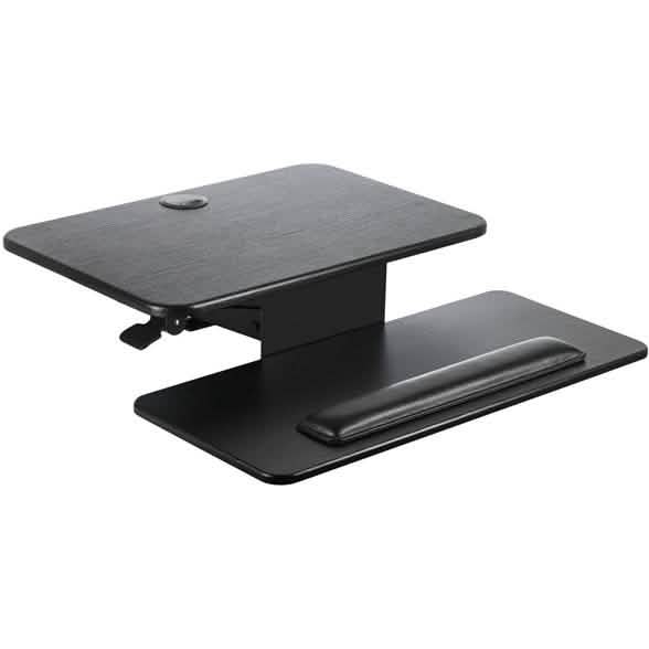 Support de bureau réglable en hauteur à bras unique pour moniteur unique Halter SSW004-MDM001