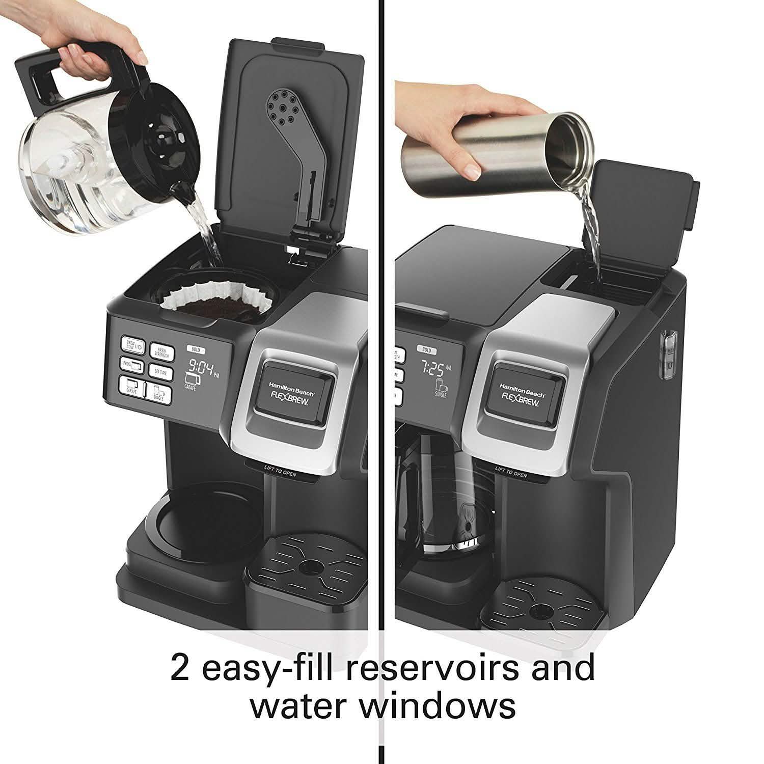 Cafetière programmable double Hamilton Beach 49976 FlexBrew