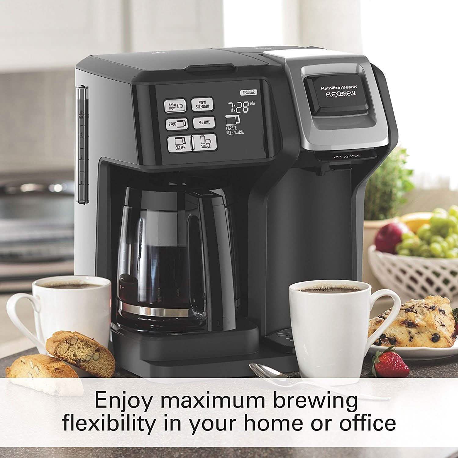 Cafetière programmable double Hamilton Beach 49976 FlexBrew