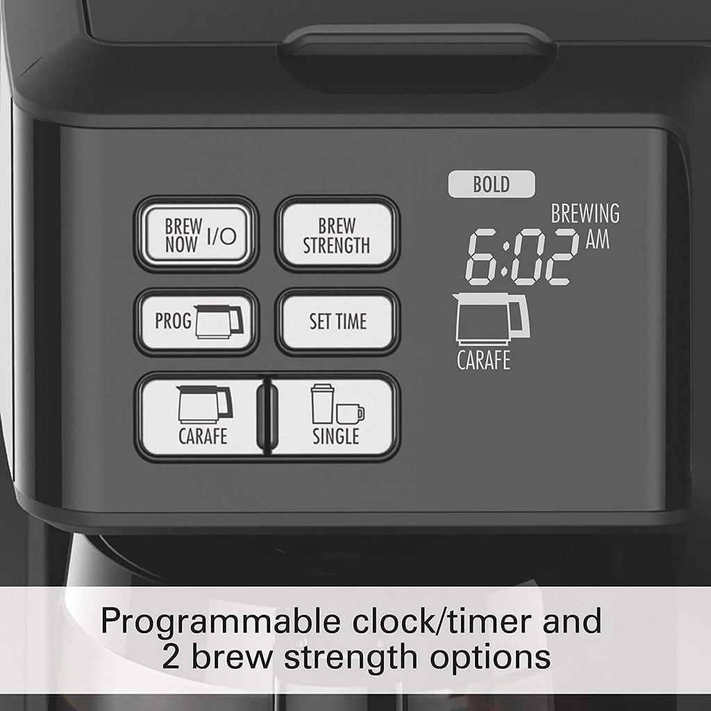 Cafetière programmable double Hamilton Beach 49976 FlexBrew