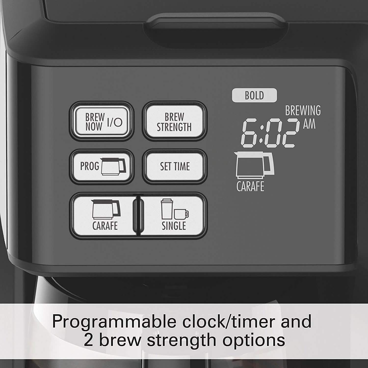 Cafetière programmable double Hamilton Beach 49976 FlexBrew