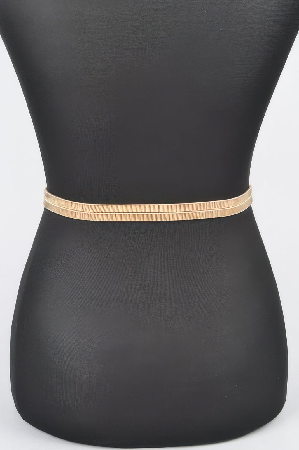 Ceinture élastique grande taille à boucle en métal martelé