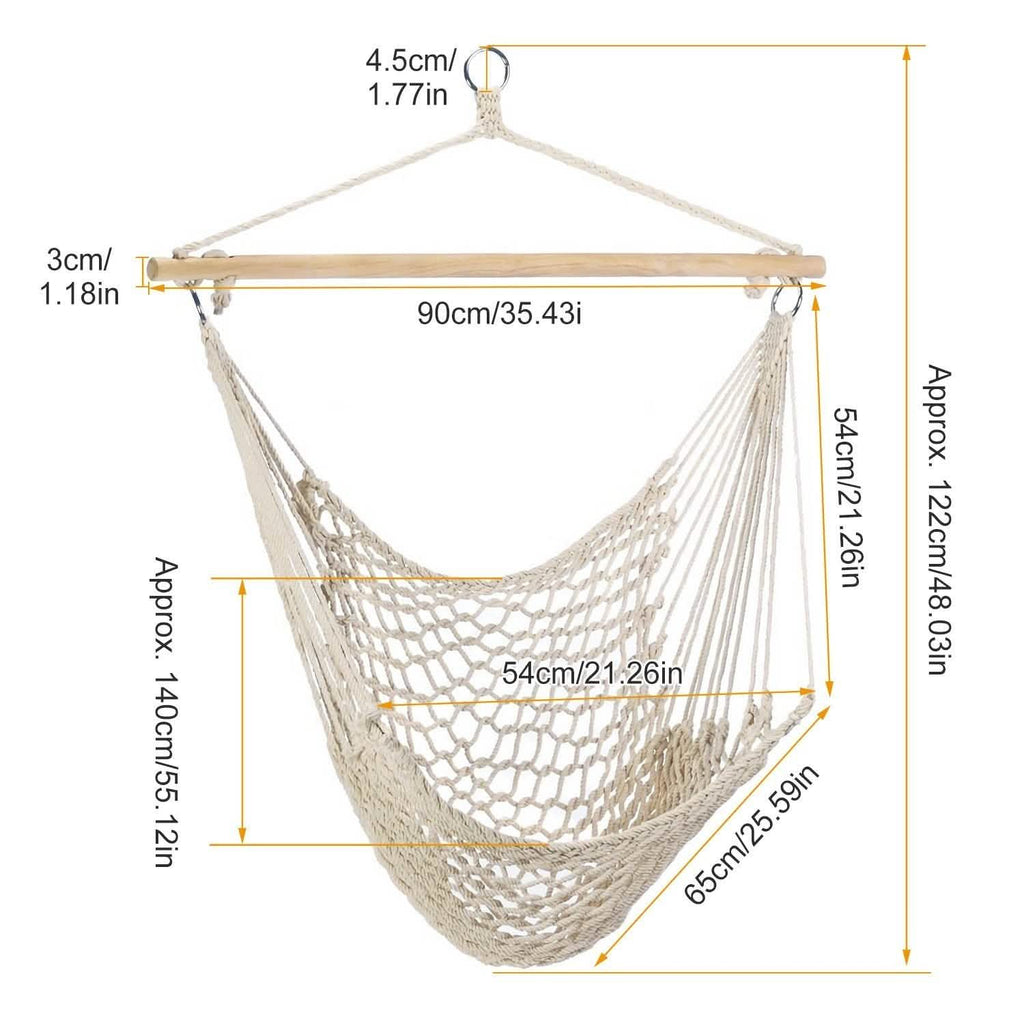 Chaise hamac suspendue