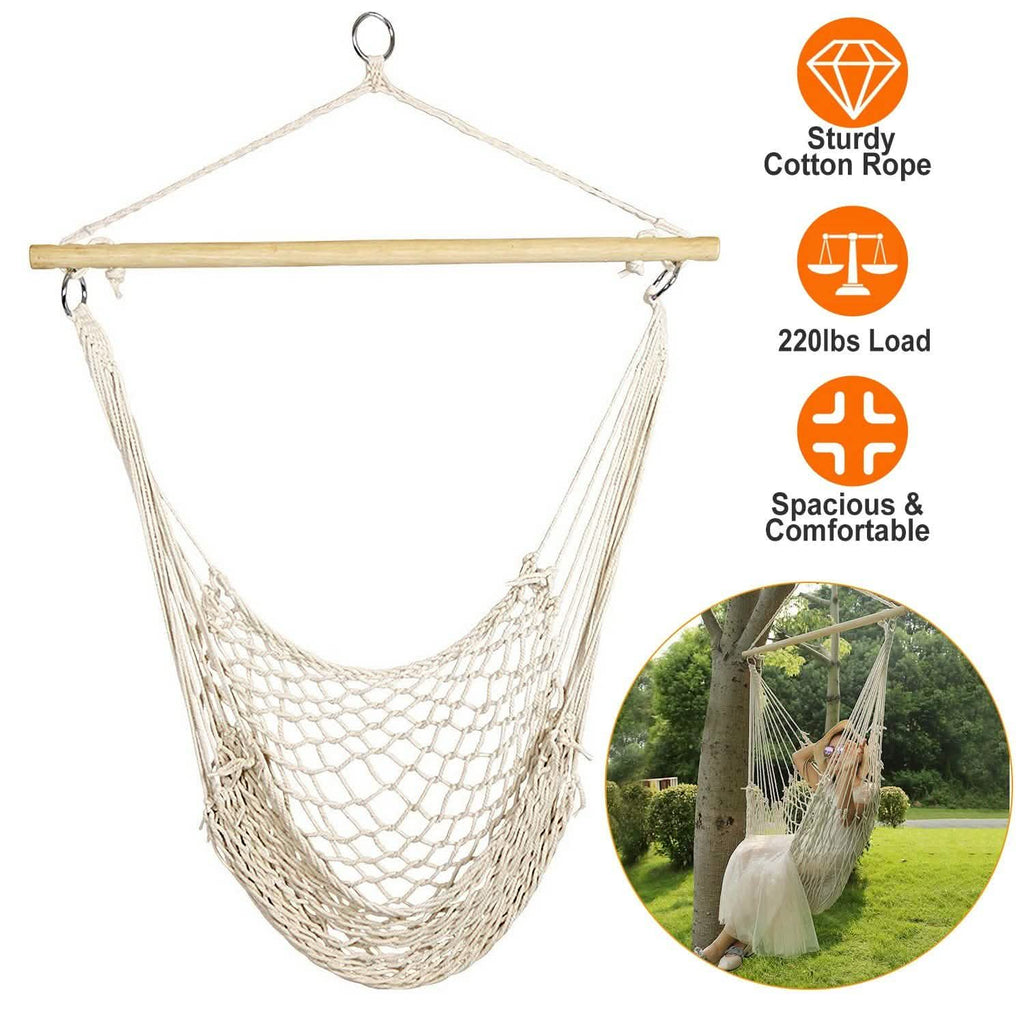Chaise hamac suspendue