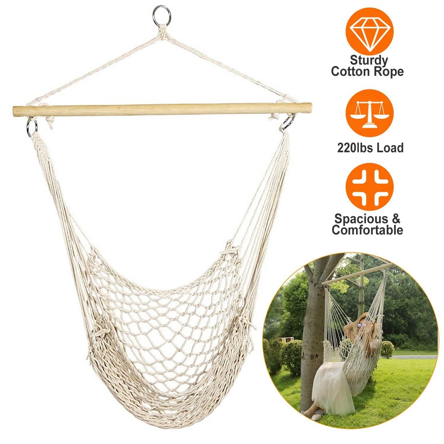 Chaise hamac suspendue