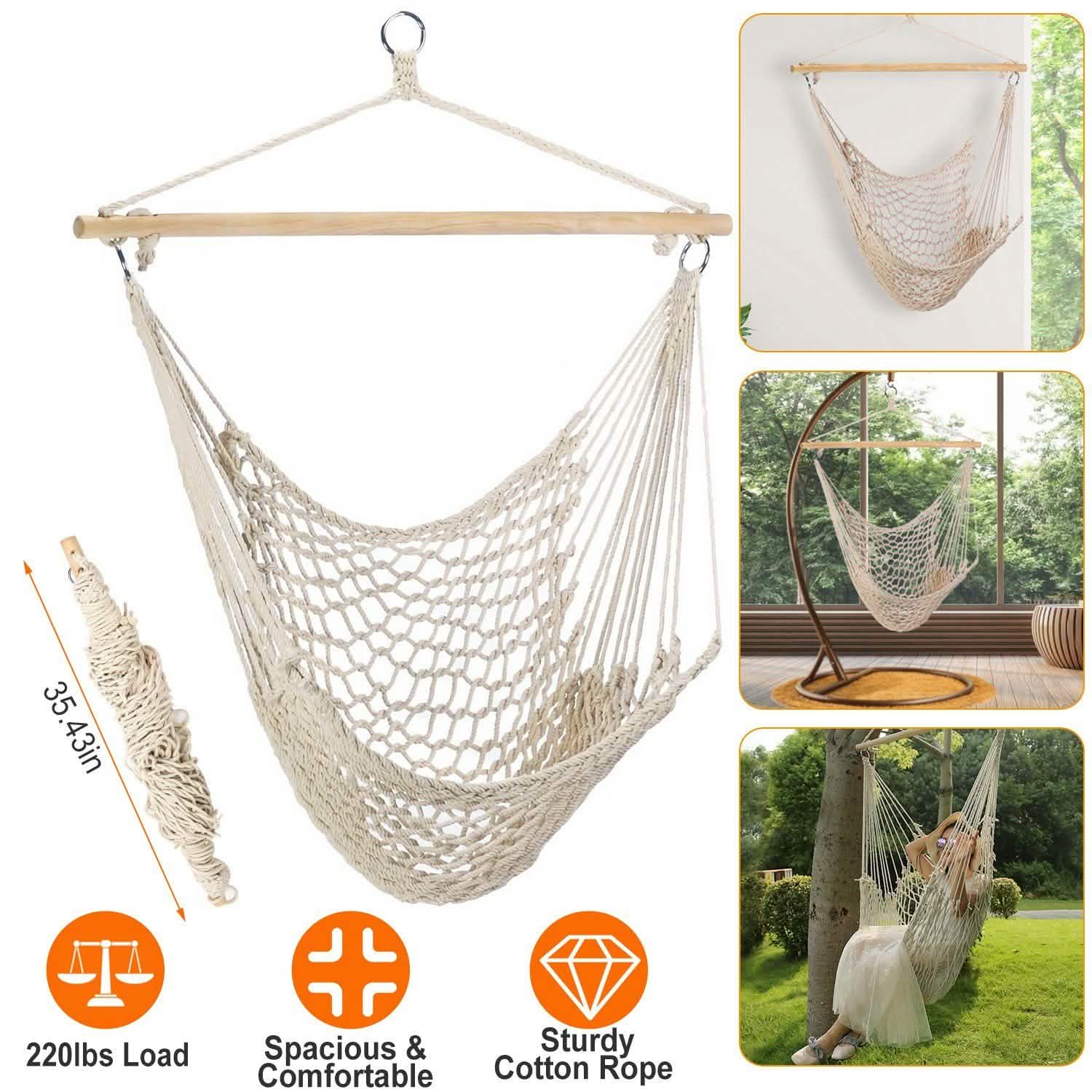 Chaise hamac suspendue