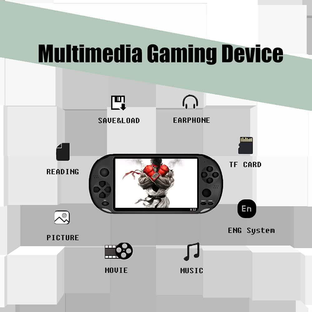 Console de Jeu Portable pour Enfants/Adultes X12 Pro