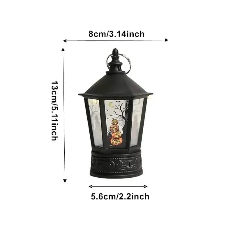 Lampe à vent LED portative en forme de bougie pour décorations et fêtes d'Halloween