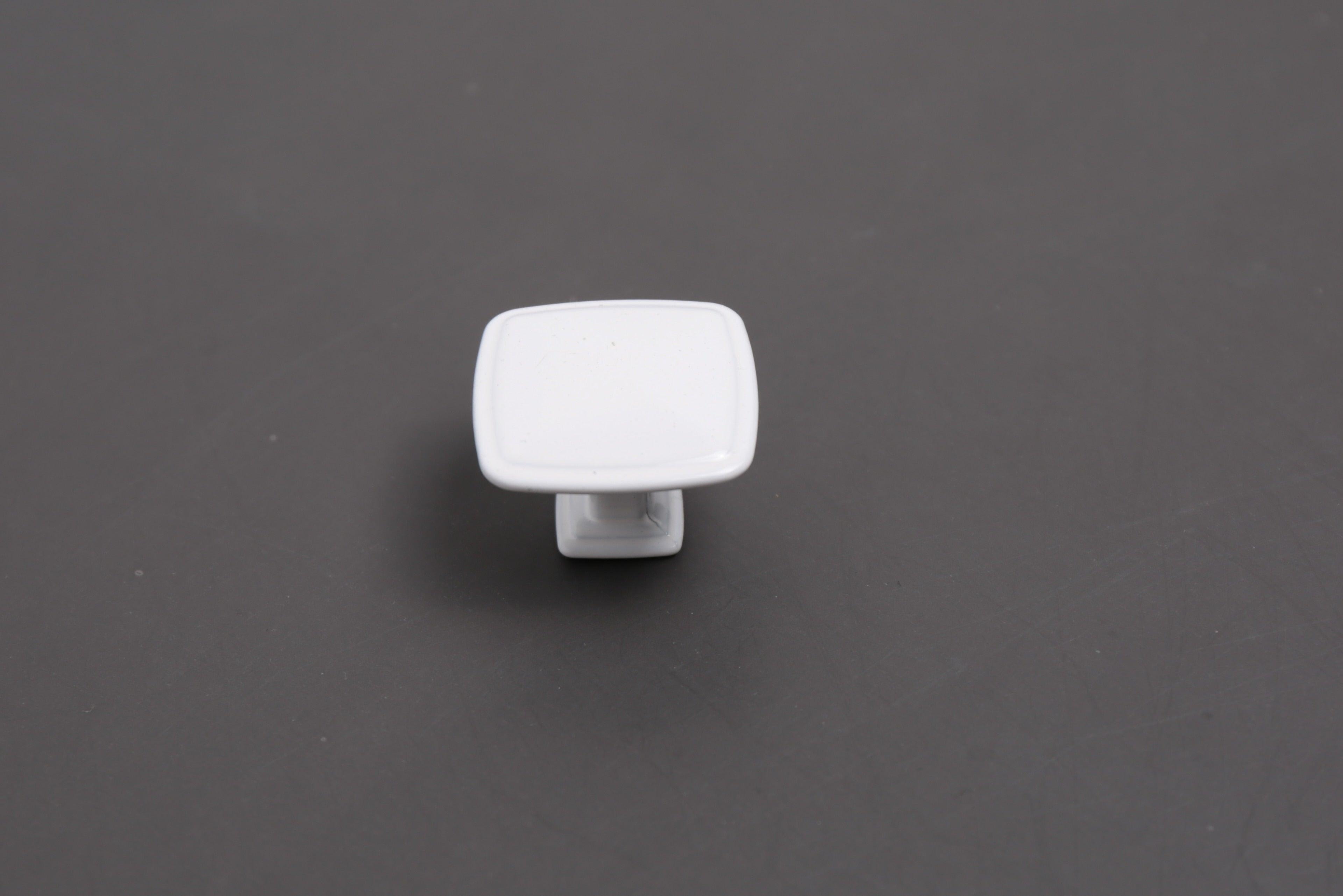 Poignées de tiroir, armoire, meubles de cuisine, poignées pour bouton d'armoire, tiroir, meubles, cuisine, bouton de simplicité, blanc, acier inoxydable, tube creux, barres de traction, bouton d'armoire pour quincaillerie de meubles de cuisine