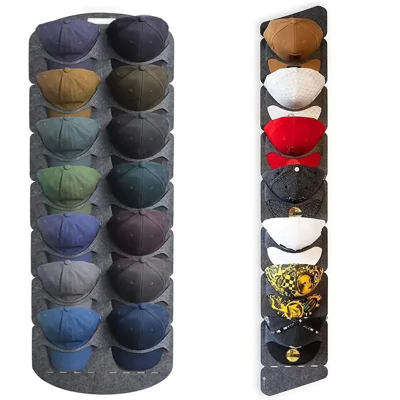 Organisateurs de Casquettes à Suspendre, Rangement en Feutre pour Casquettes de Baseball
