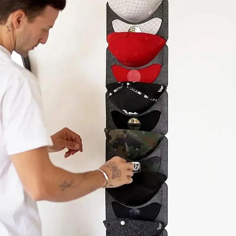 Organisateurs de Casquettes à Suspendre, Rangement en Feutre pour Casquettes de Baseball