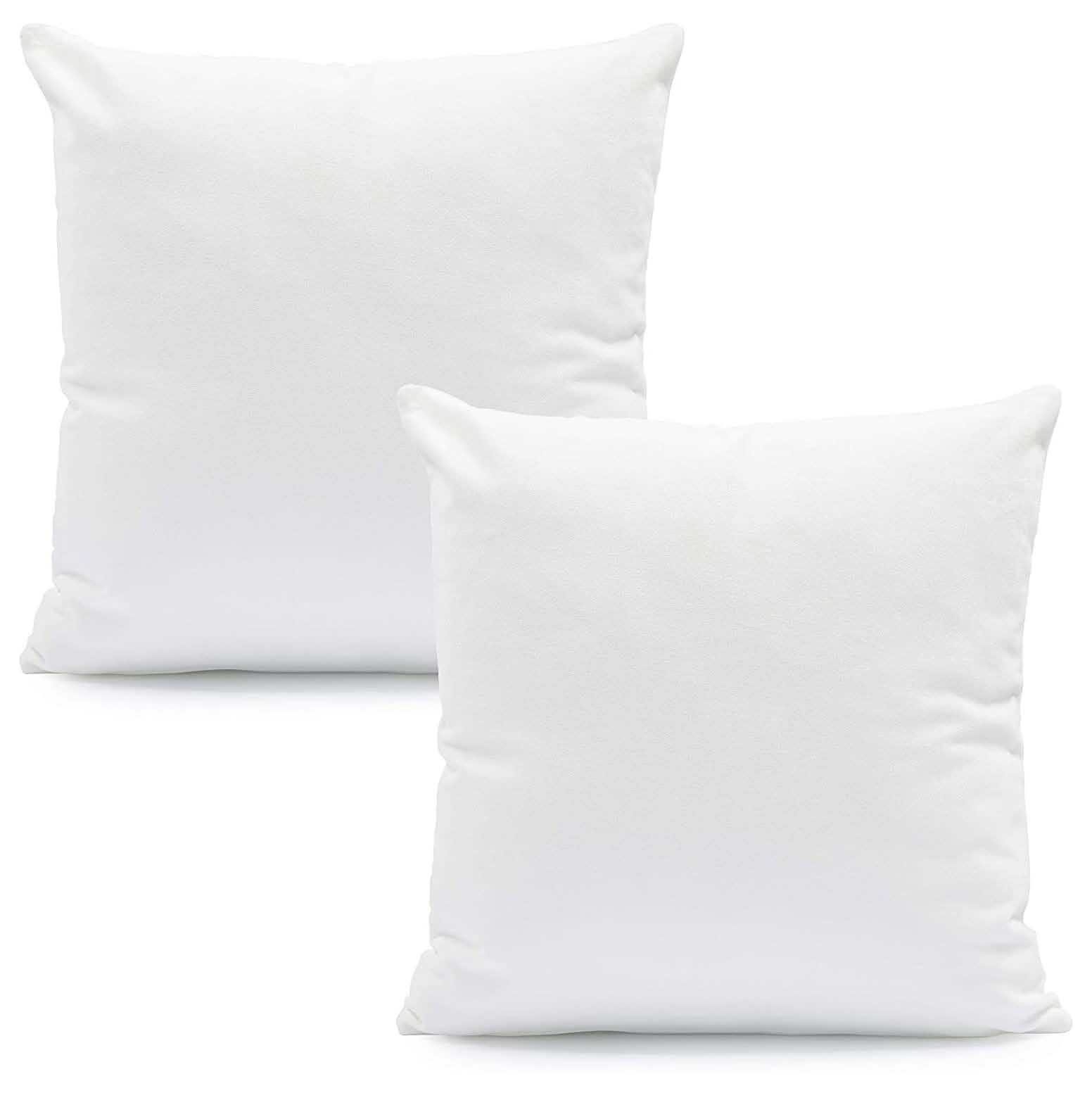Coussins décoratifs hypoallergéniques Hannah Linen - Blanc