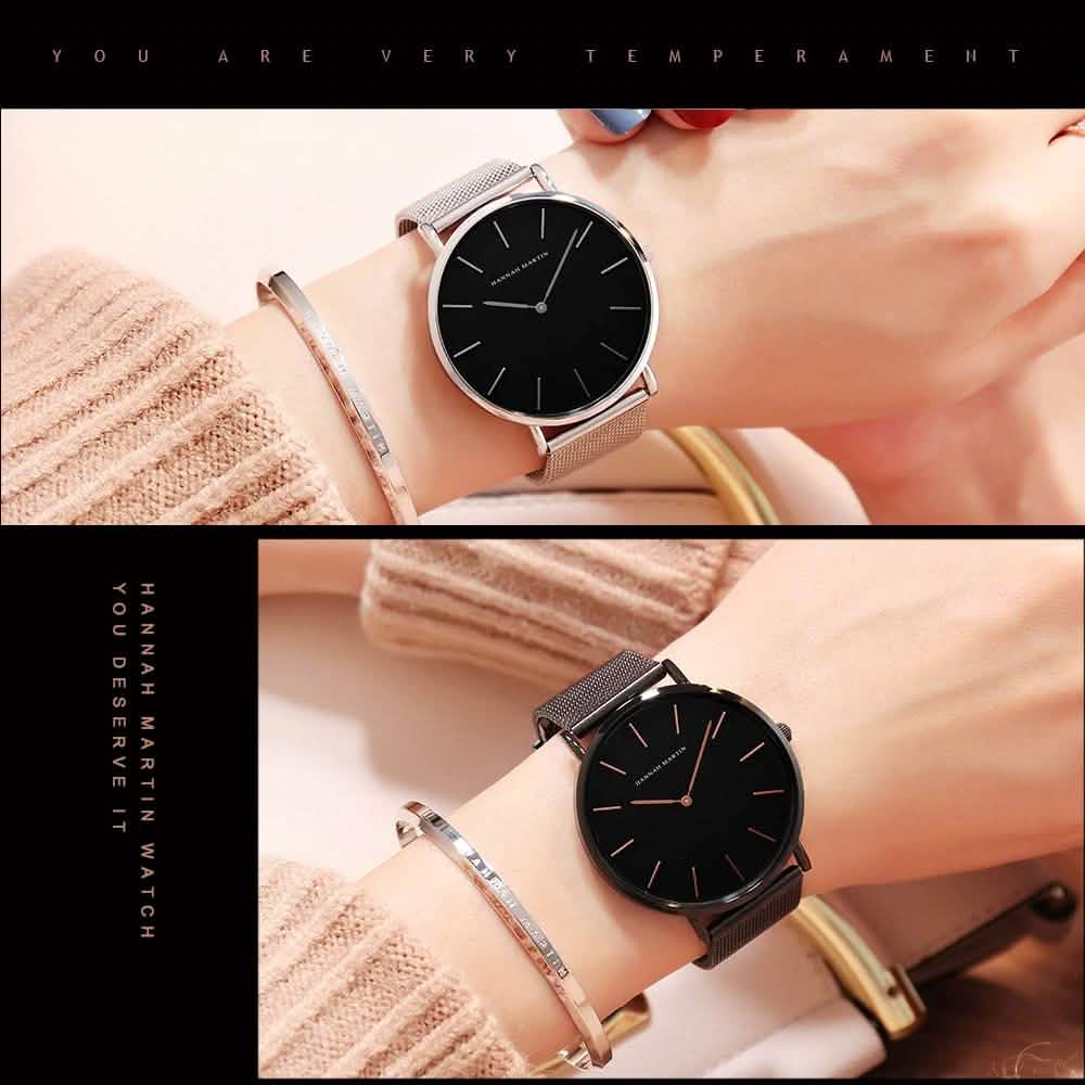 Montre Femme Étanche de Haute Qualité Hannah Martin