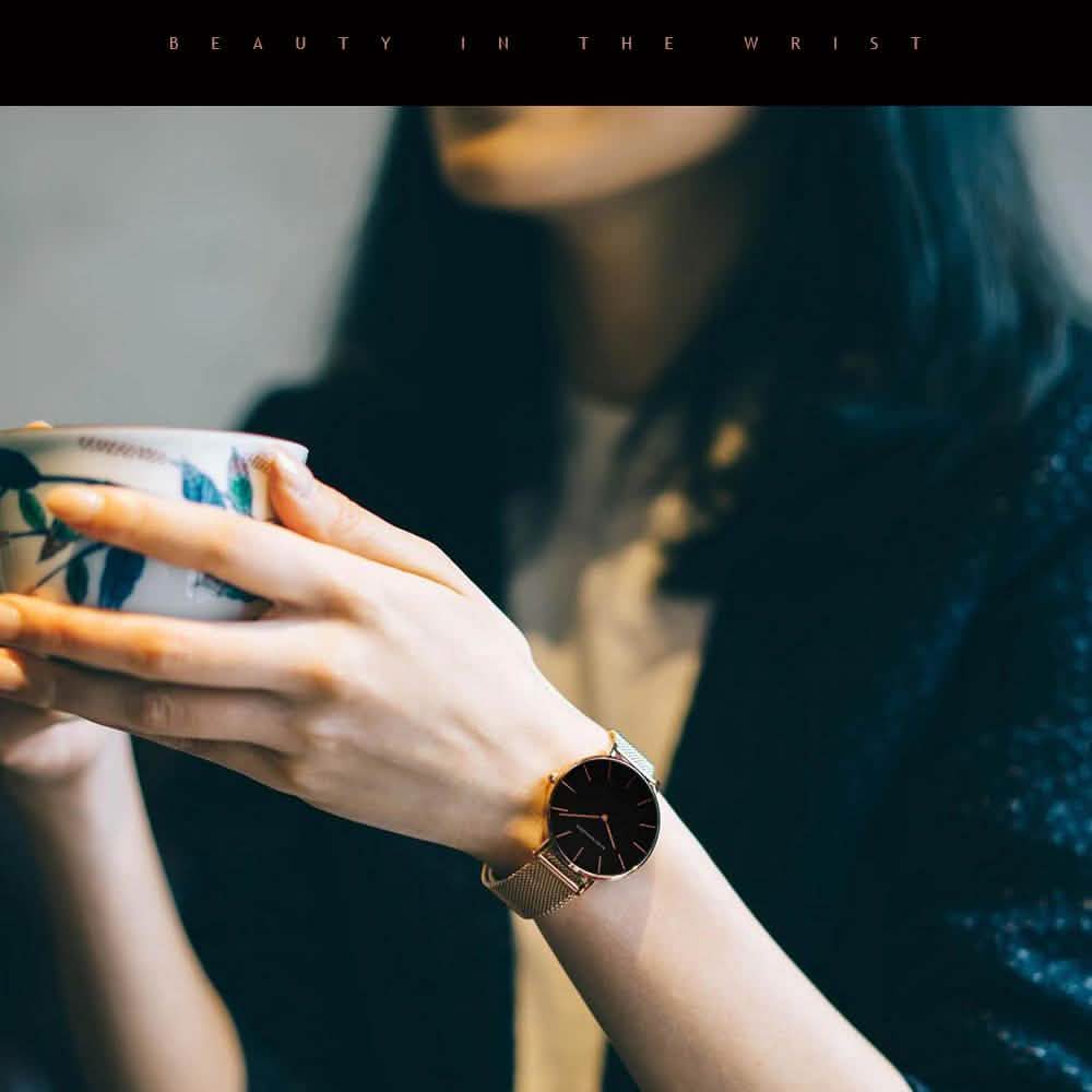 Montre Femme Étanche de Haute Qualité Hannah Martin
