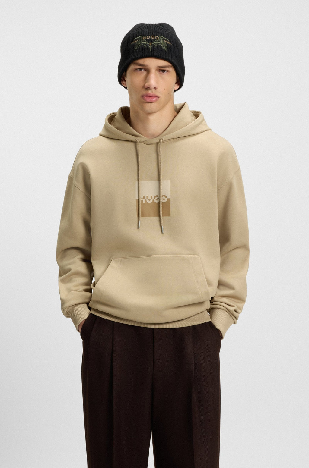 Sweat à capuche Hugo Duspliter - Beige
