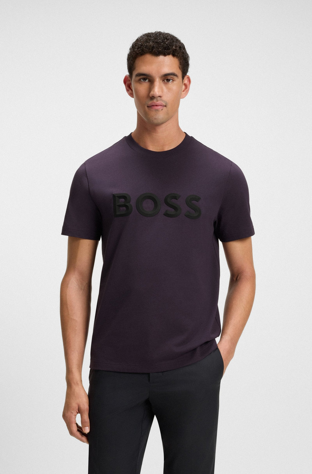 T-shirt Iconic Zone Boss Green - Violet foncé