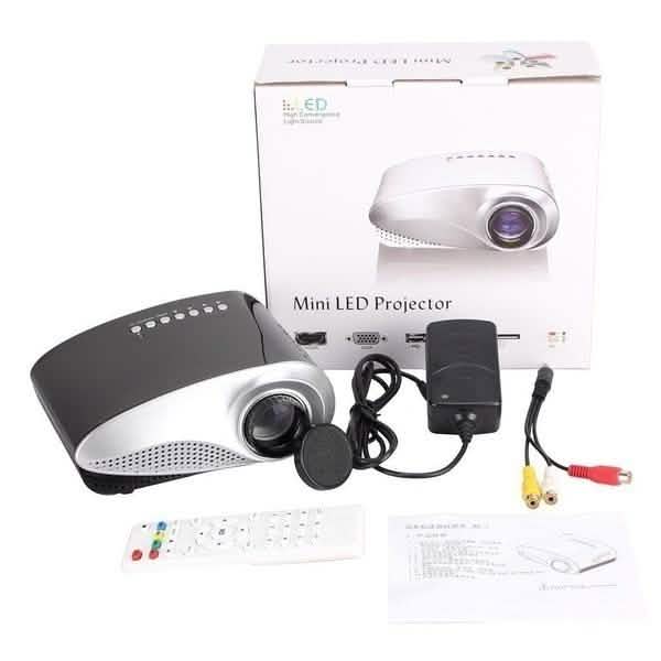 Mini projecteur LED HD Cinéma de maison 3D